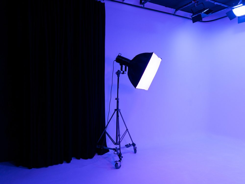plateau de tournage luminaire